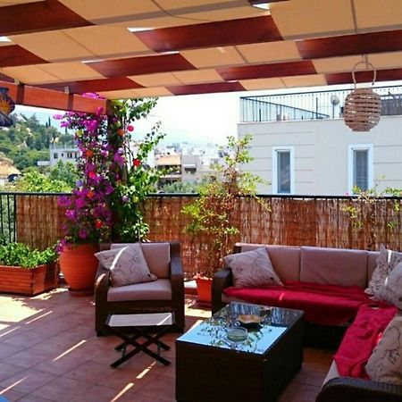 Cozy Apartment In Acropolis With Roof Garden Athén Kültér fotó